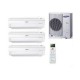 Samsung Klimaanlage Multi Split 3 Räum CLASSIC+ Inverter Klimageräte 2,5+2,5+5,0
